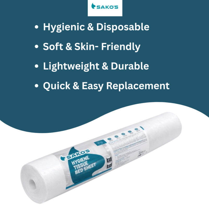 Hygiene Tissue Bed Roll (Pack of 2)